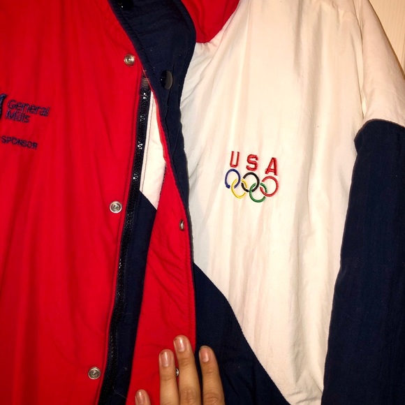 USA Olympics 90’s VINTAGE Puffer jacket - Picture 7 of 8